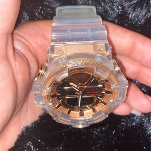 G-shock Transparent and Rose Gold